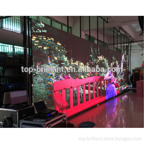 P5.95 outdoor SMD light weight clear video wall rental LED display